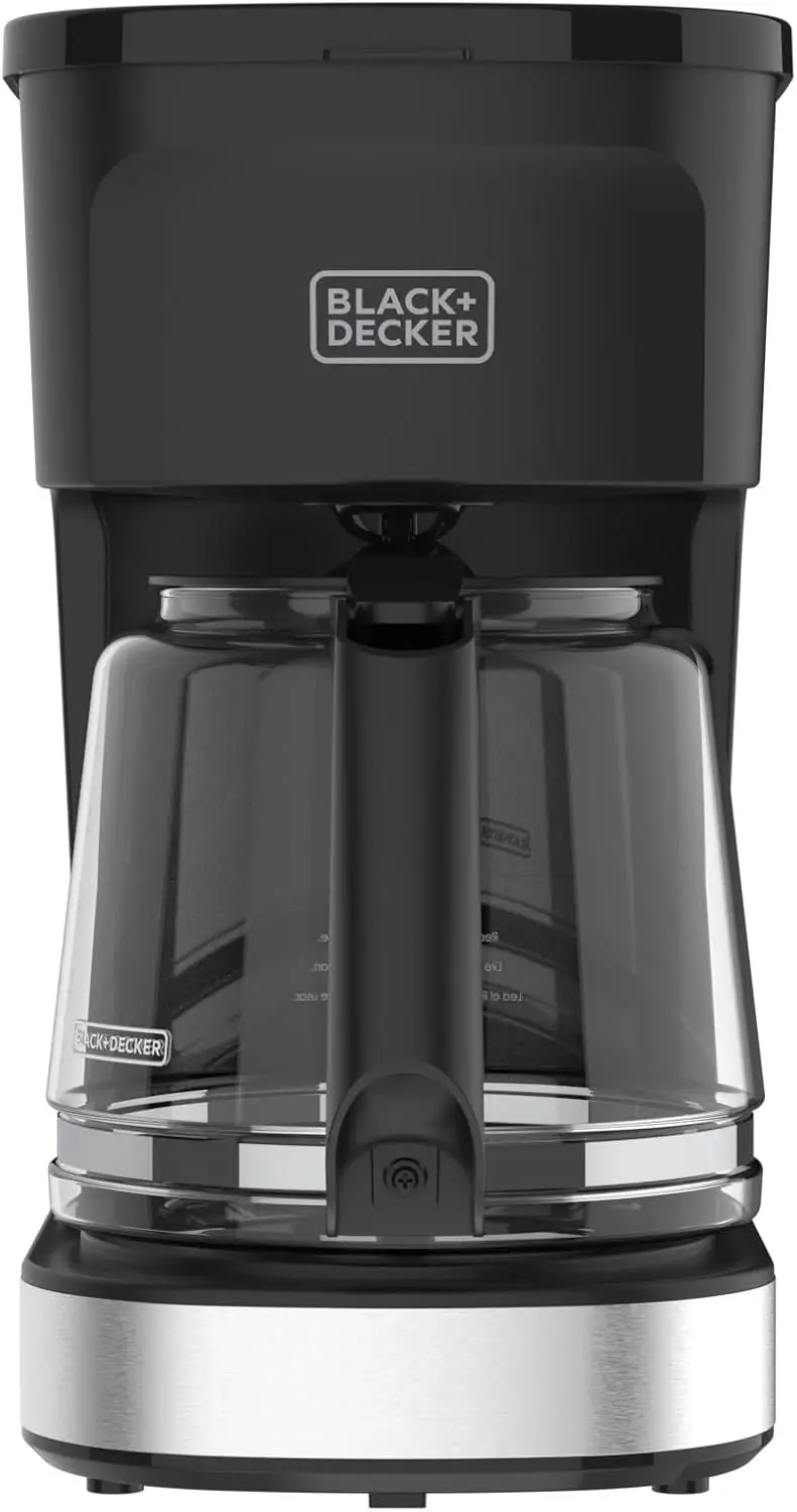 

CAFÉCRAFT 12-Cup Coffee Maker, One-Switch Drip Coffeemaker with Vortex Showerhead Technology, Sneak-A-Cup, Keep Warm Function