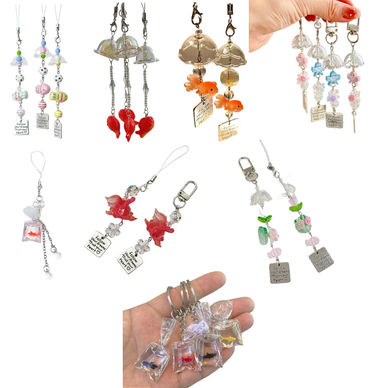 Лидер-продаж-прозрачный-стеклянный-брелок-милая-золотая-рыбка-подвеска-с-колокольчиком-ветра-брелок-для-мобильного-телефона-ремешок-для-сумки-декор-кавайный-брелок
