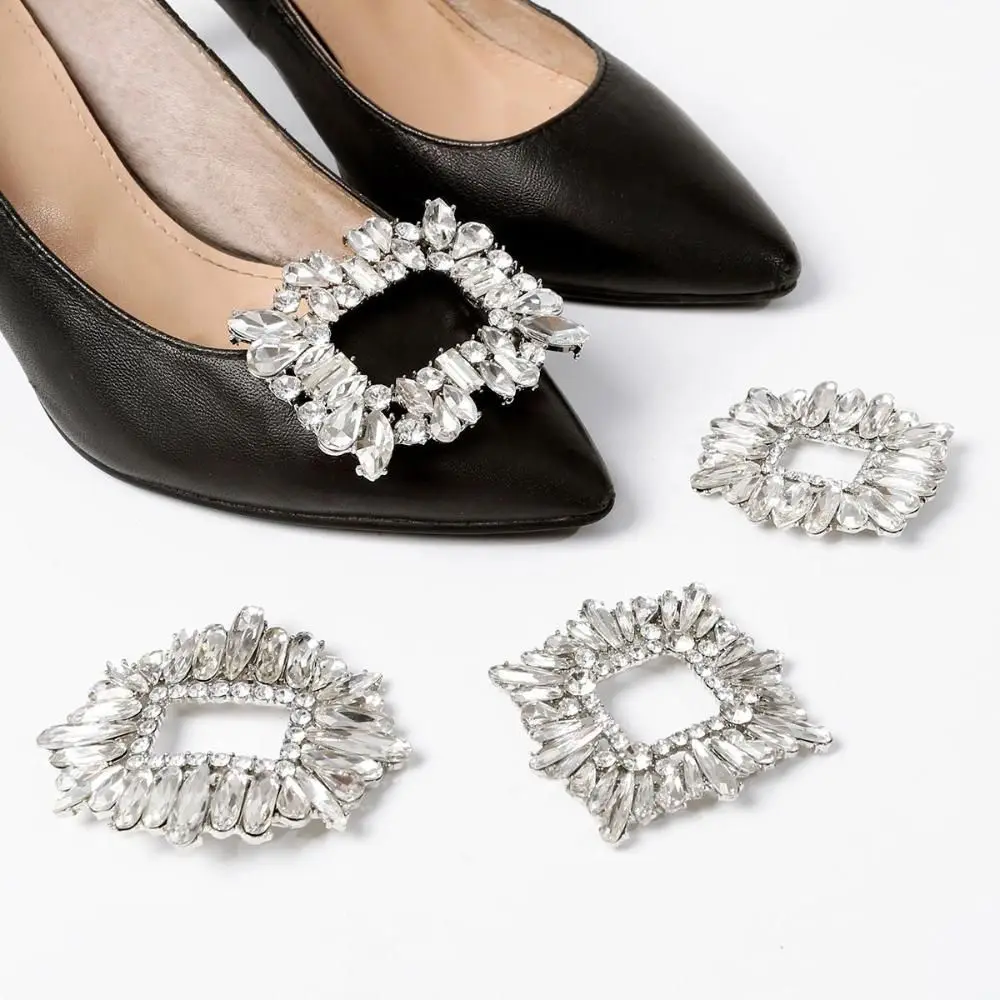 1Pcs High Heel Shoe Clip Wedding Women Bride Shoes Decoration Rhinestone Shiny Decorative Clips Butterfly Charm Buckle