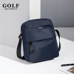 GOLF Men's Shoulder Bag Leisure Crossbody Bag Small Oxford Messenger Cross Bag Man Lightweight Sling Handbags Canvas Backpack