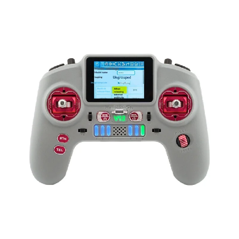 HelloRadio V12 / V12MAX FPV Transmitter H7 Color Screen 2.4G & 915Mhz 1W Power Suitable for RC Drone and Fixed Wing Aircraft