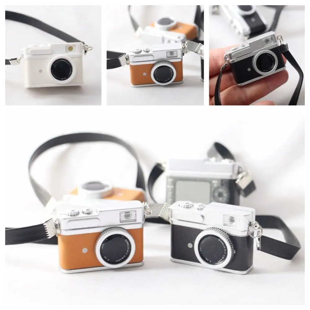 

Pretend Play OB11 Doll Accessories Doll House Accessories Photographic Prop Electric Retro Camera Model Cute Toy