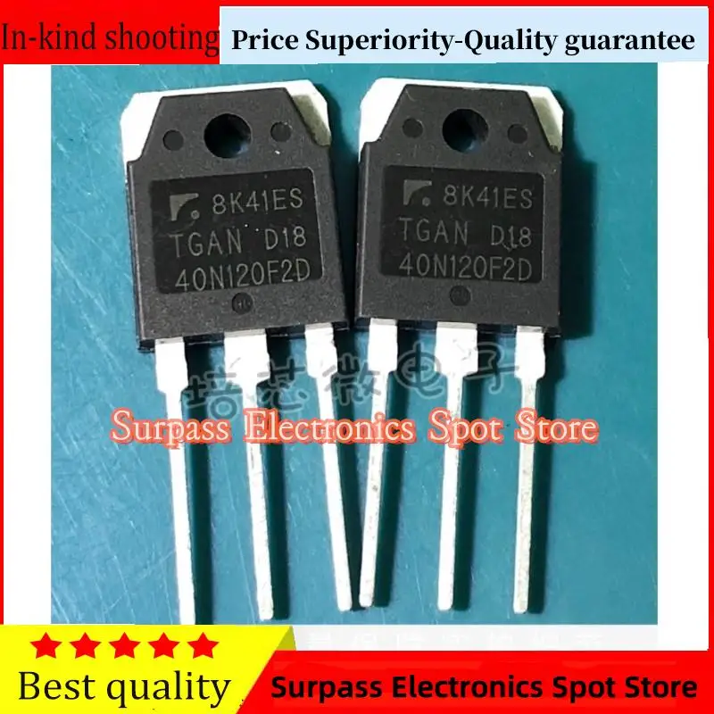 

10PCS-100PCS 40N120F2D TGAN40N120F2D IGBT 40A1200V Price Superiority-Quality guarantee