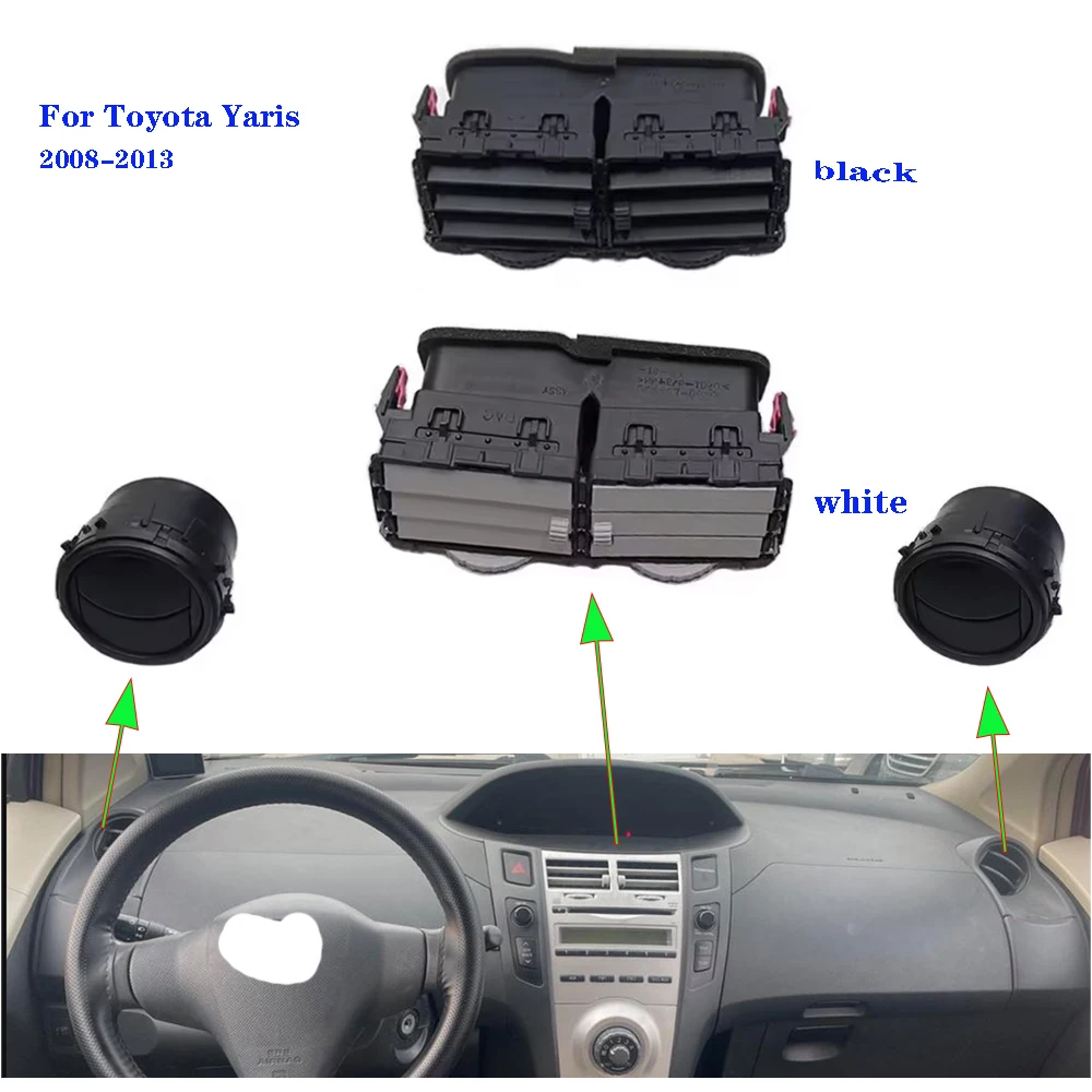 

for Toyota yaris 2008 2009-2013 Center Dash A/C Outlet Air Vent Panel Air Outlet Cover Replacement Dashboard Instrument