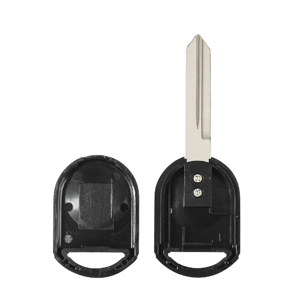 KEYYOU 1PCS Uncut Transponder Ignition Chip Key Shell For Ford Explorer Mustang Ranger Focus Lincoln MKT MKX Mercury Milan