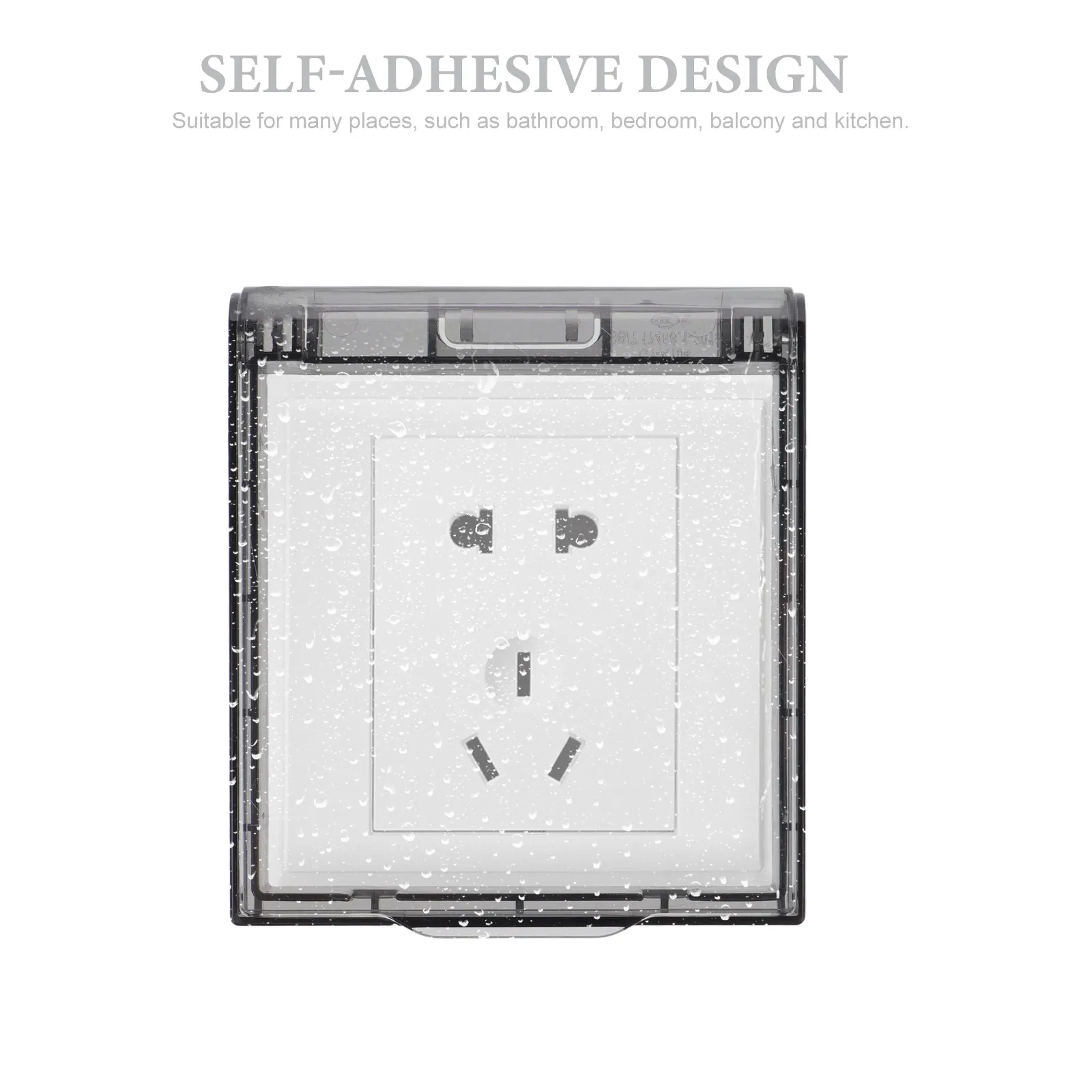 

Набор из 3 декоративных защитных накладок на выключатели света, кнопочные, для электробезопасности, из АБС-пластика, для использования внутри помещений, в ванной комнате