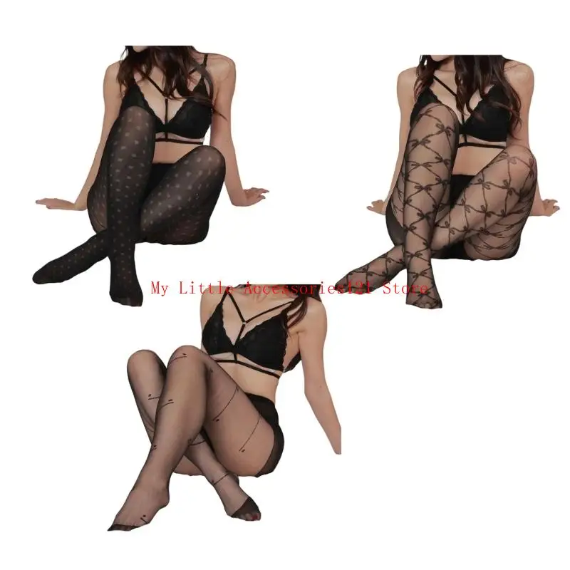 

Stylish Patterned Pantyhose Lightweight Fabric Fashion Legwear Sheer Tights
