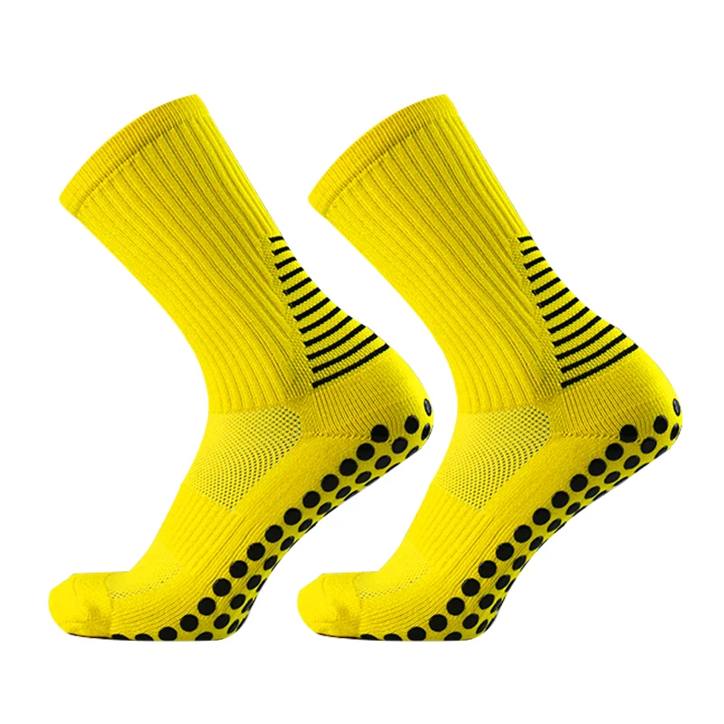 2023 Neue Silikon-Antirutsch-Fußballsocken für Herren und Damen Griffige Outdoor-Sport-Laufsocken Fußballsocken – Detail 5