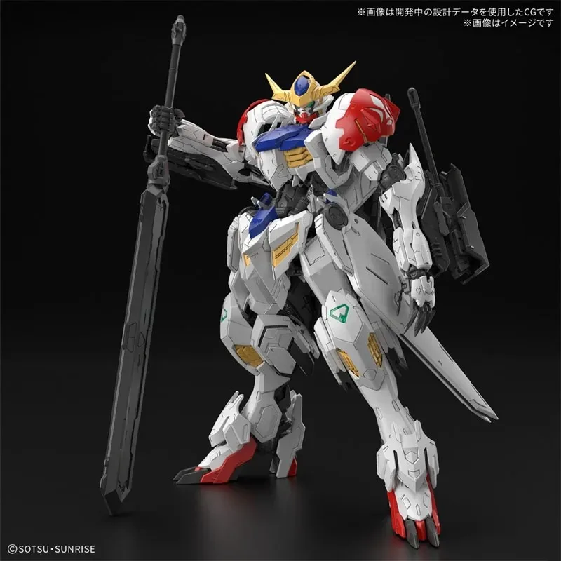 【In Stock】Bandai MG 1/100 Barbatos Iron-Blooded Orphans Movable Plastic Model Kit with Mace and Sword Hobby Collection
