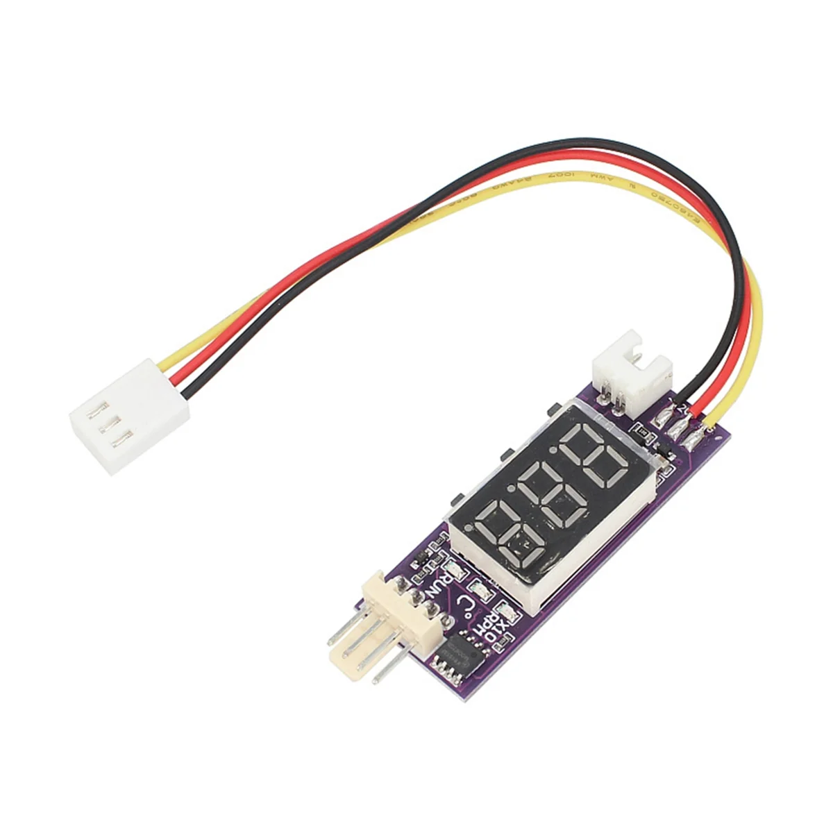 Dc 12V 4 Wire Pwm Ventilator Temperatuurregelaar Temperatuursnelheid Digitale Display Ondersteuning 3a Ventilator Aan/Uit Controle