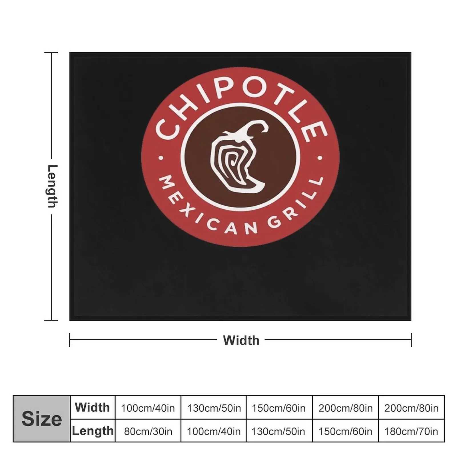 Chipotle is My Life Pullover TShirt Throw Blanket Hair Sofa Luxury Thicken wednesday Blankets