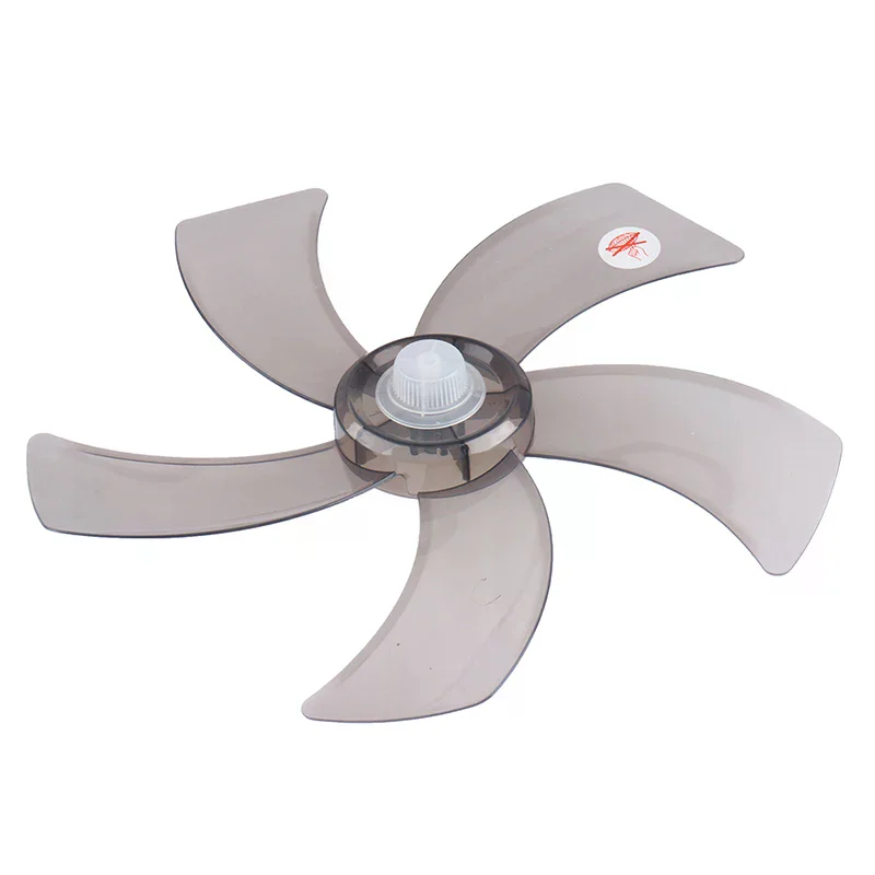 رائجة البيع 1 قطعة 16 بوصة شفرة مروحة بلاستيكية منزلية خمسة أوراق مع غطاء الجوز لمروحة الركيزة #4