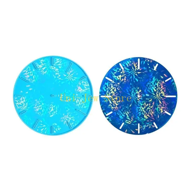 40GB Clock Pendulum Mold Handmade Holographics Jewelry Mould Versatile Silicone Mould