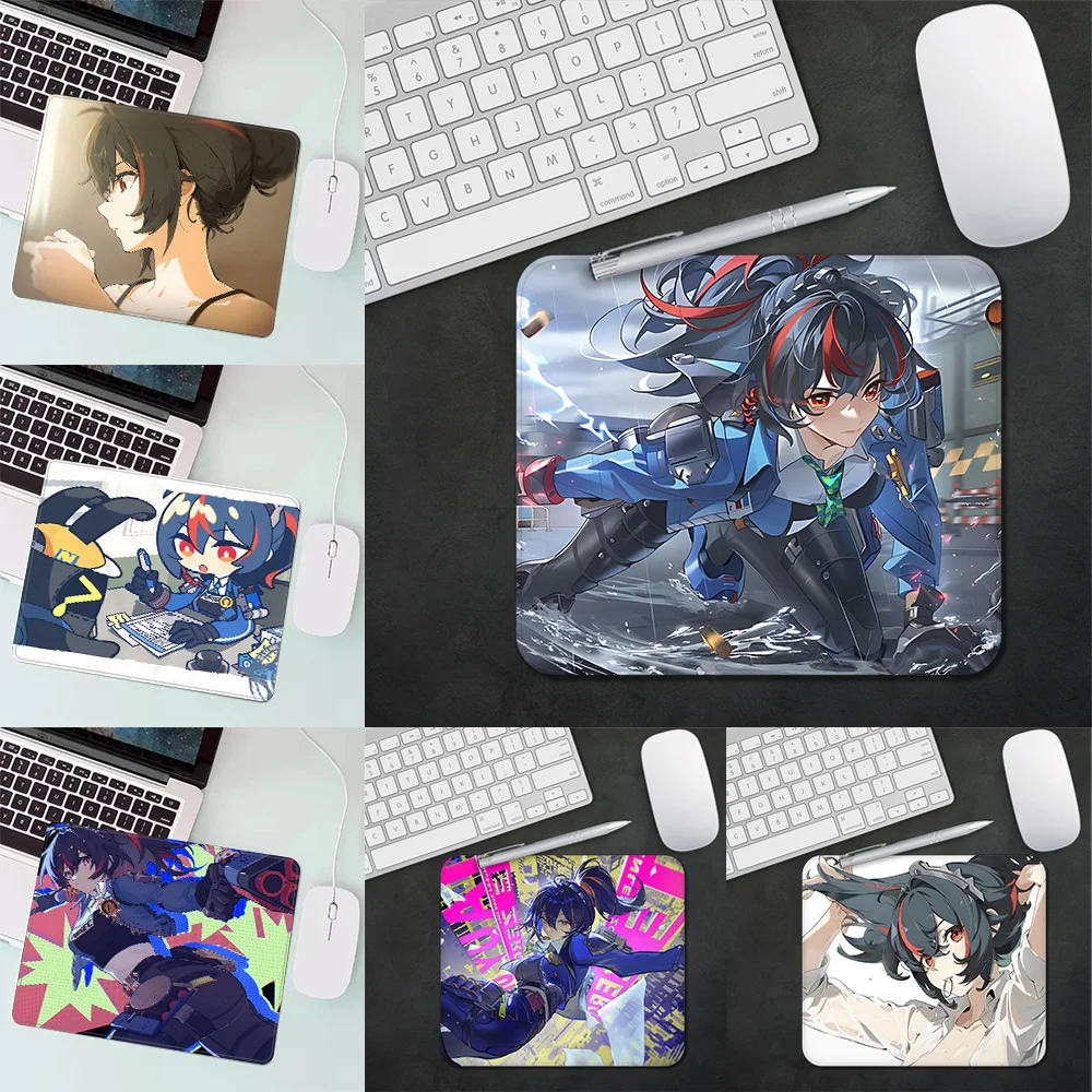 Zhu Yuan Zenless Zone Zero Gaming Mouse Pad XS Small Mousepad For PC Gamer Desktop Decoration Office Mouse Mat Deskmat Rug