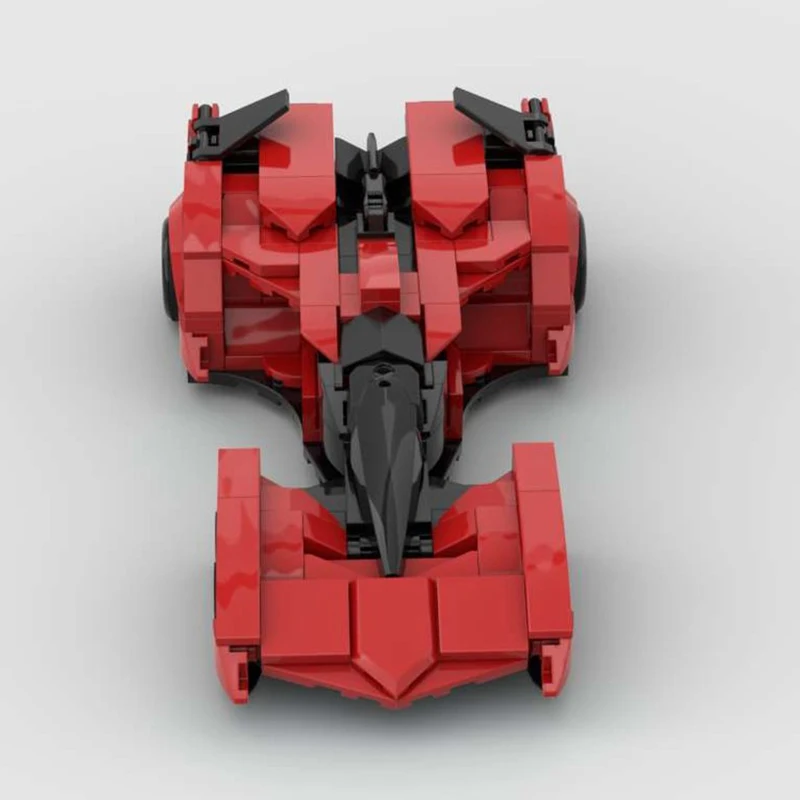 281 قطعة MOC CYBER FORMULA 001 اللبنات هدية الكريسماس لعبة لتطوير الصبر والتركيز