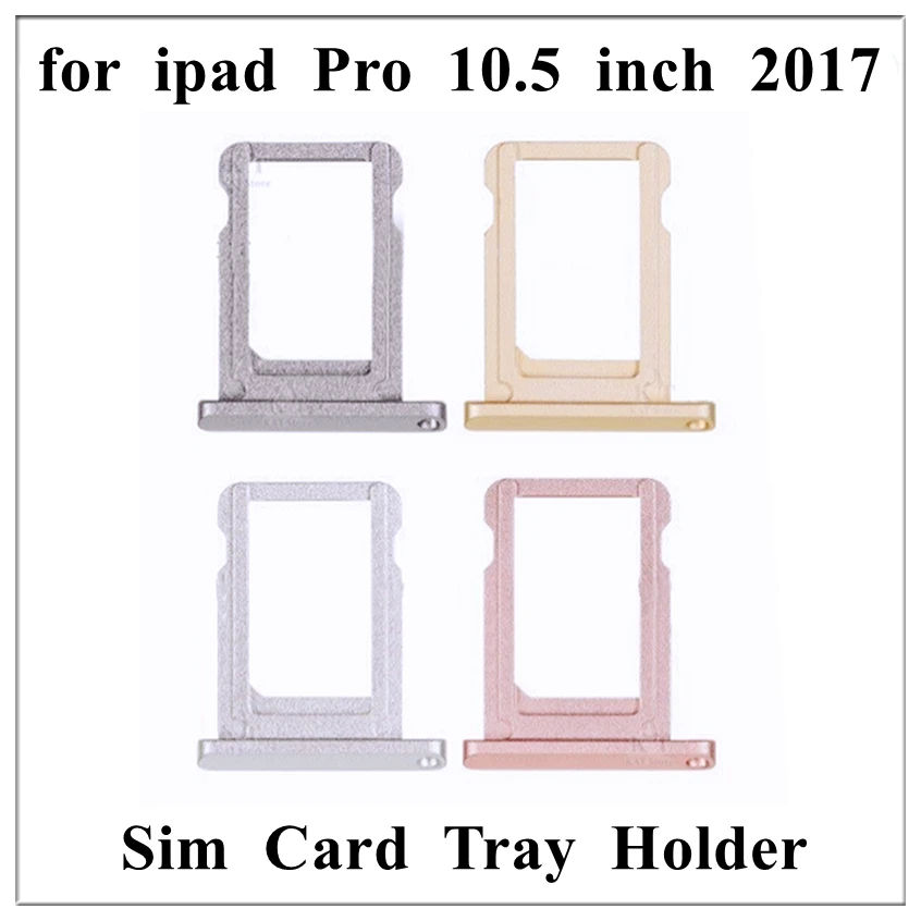 5Pcs for iPad Pro 10.5 Inch 2017 A1701 A1709 A1852 SIM Card Tray Holder Slot Container Adapter Replacement Repair Parts