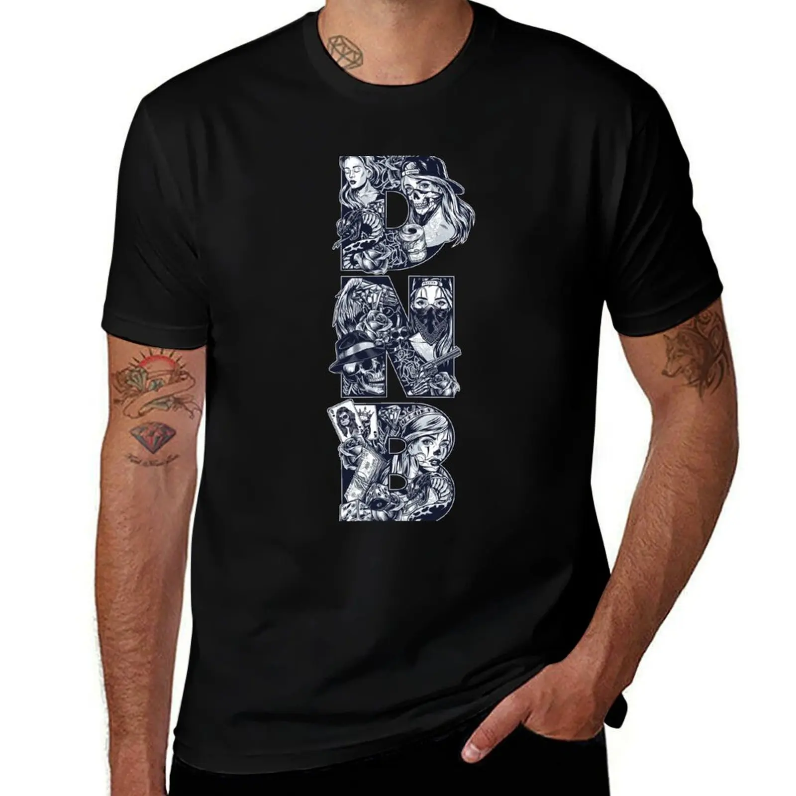 

DNB Gangster T-Shirt Construction Work Tee Shirt