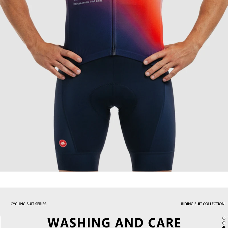 MKEW Kurzarm-Fahrradtrikot für Herren, Sommer-Rennradtrikot, Kleidung für Männer, MTB-Mountainbike-Sportbekleidung, Herrenbekleidung – Detail 16