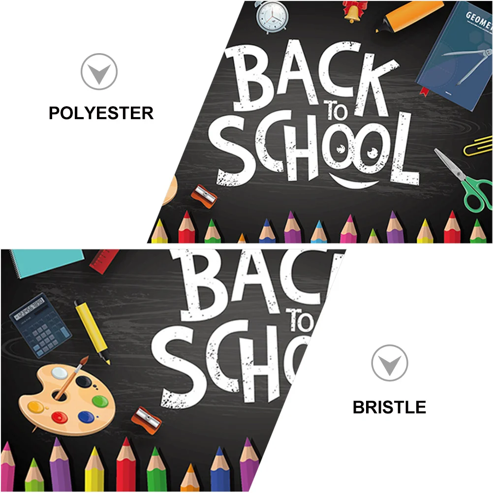 

Back to School Season Banner Welcome for Polyester First Day of Backdrop Decoration