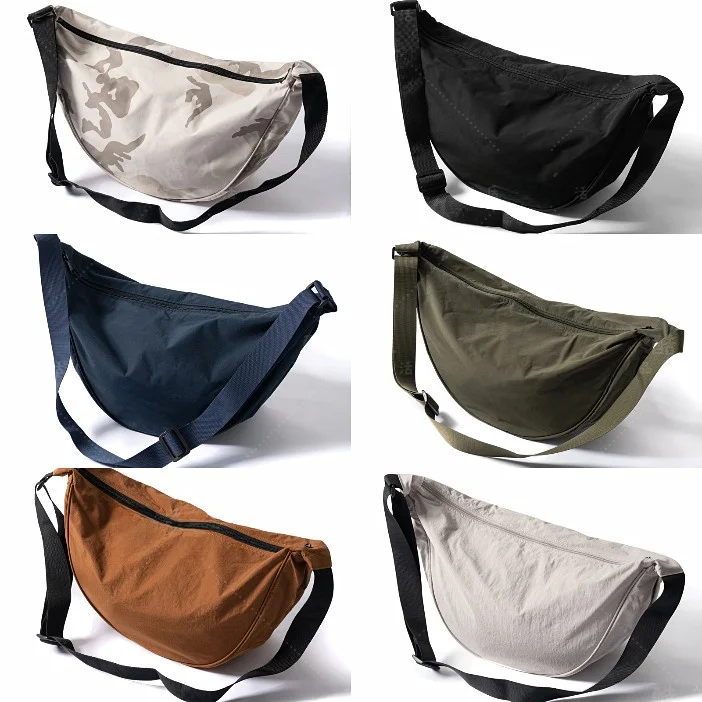 Casual Dumpling-Shape Unisex Crossbody Bag 10 Casual Dumpling-Shape Unisex Crossbody Bag