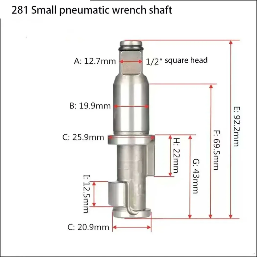 

NEW 1/2 3/4 1" inch Pneumatic Tools Air Impact Wrench Anvil Driver spindle Axis Hammer block Repair Parts