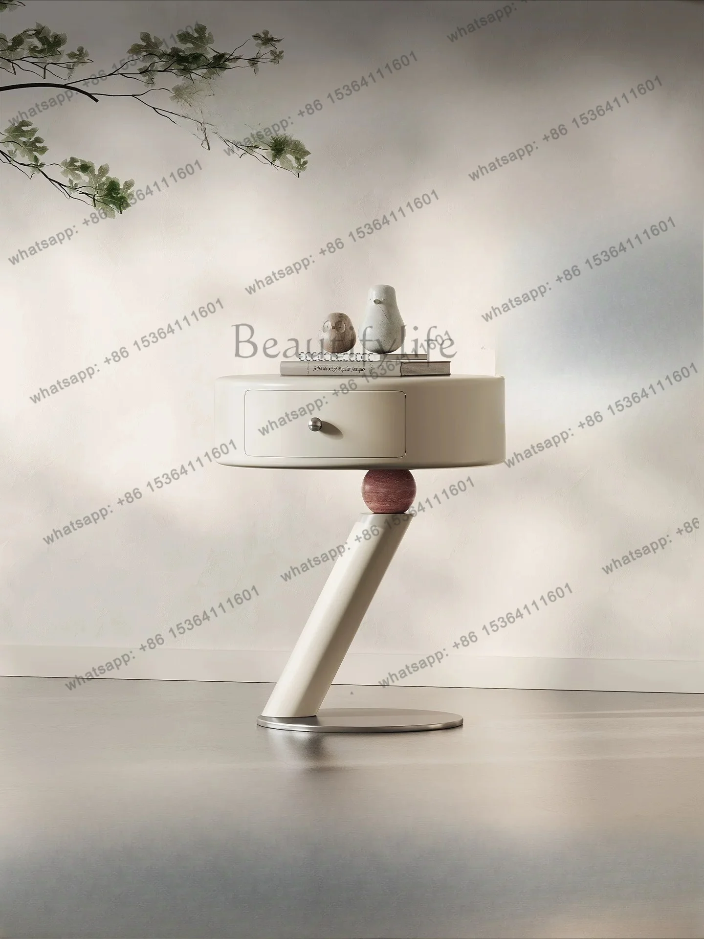 Light luxury spot bedside table Bedroom storage Minimalist bedside table Small apartment