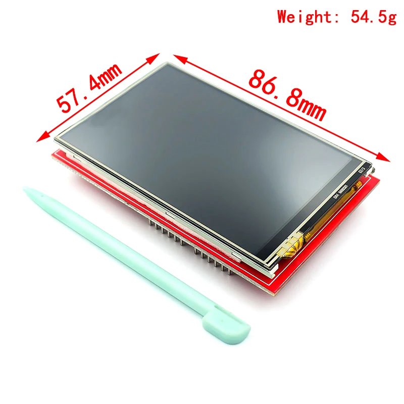 Imagem -02 - Polegada 480x320 Tft Lcd Tela de Toque Módulo Ili9486 Display Lcd para Arduino Uno Mega2560 Placa com sem Painel Toque 3.5