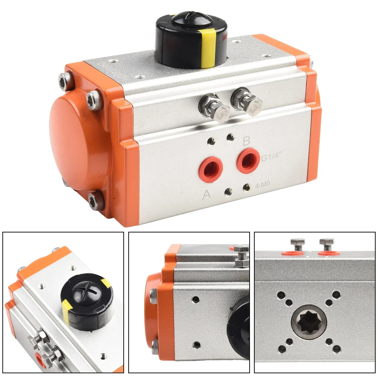 Pneumatic Actuator AT40AT52 Double Acting with 90 Degree Rotation for Ball Valve Control in Industrial Environments