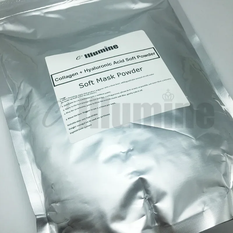 Collagen + Hyaluronic Acid Soft Powder Face Mask Scars Acne Control Peel Off Facial Treatment 800g