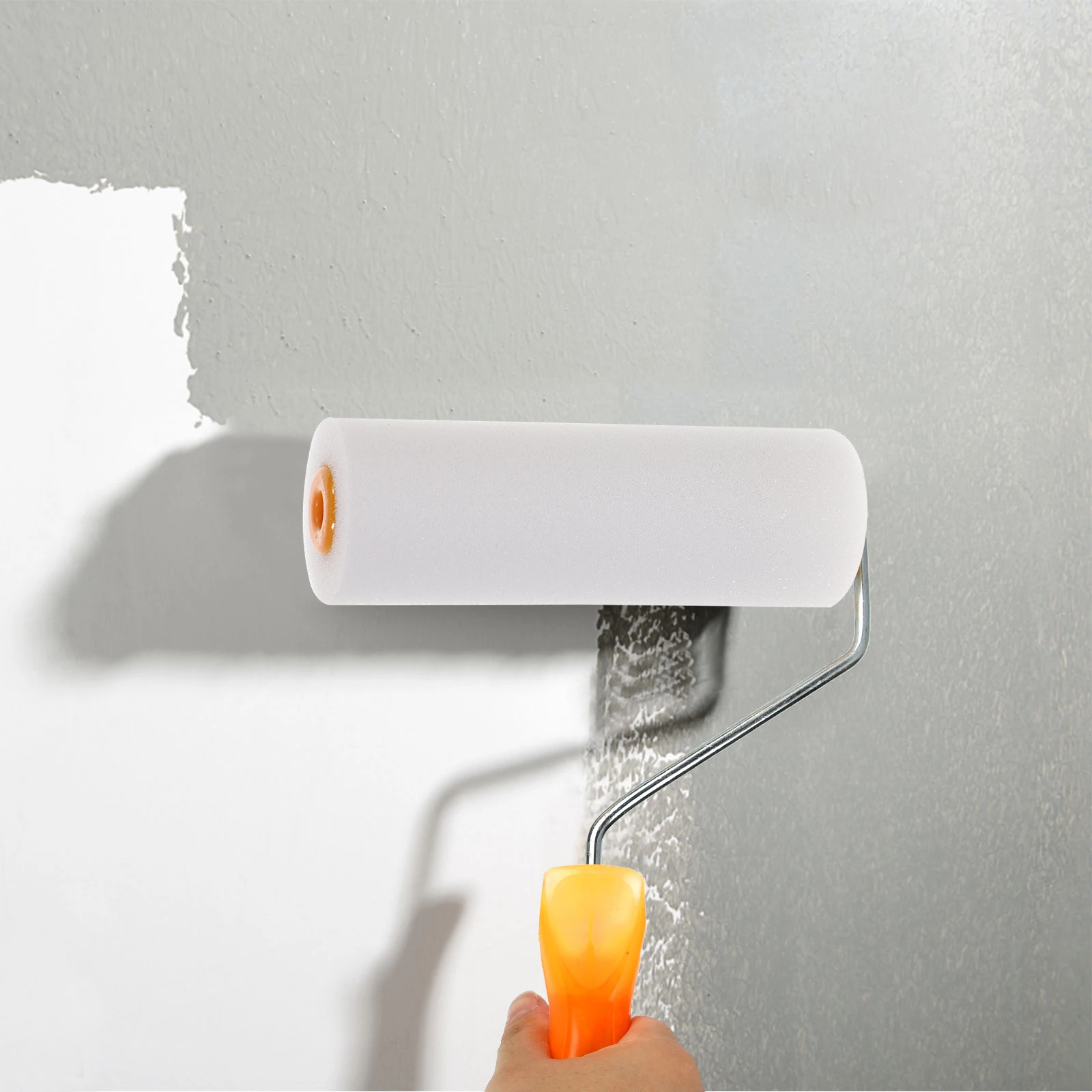 

10pcs High Density Foam Rollers 4 Inch Replacement Covers For Walls Cabinets Floors Crafts Paint Roller For Water Oil Based