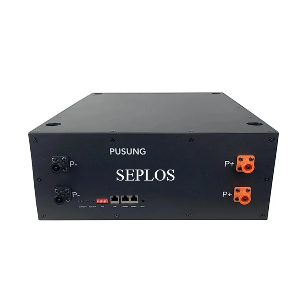 Seplos 51.2v 100ah Battery DIY Unit BOX Stack / Rack Type LiFePo4 Battery BOX Without Cells 48V