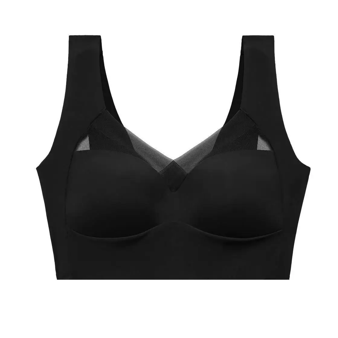 Solid Color Seamless Bra Women Sexy Underwear Gathers bust Bra Female Intimate Plus Size Bralette