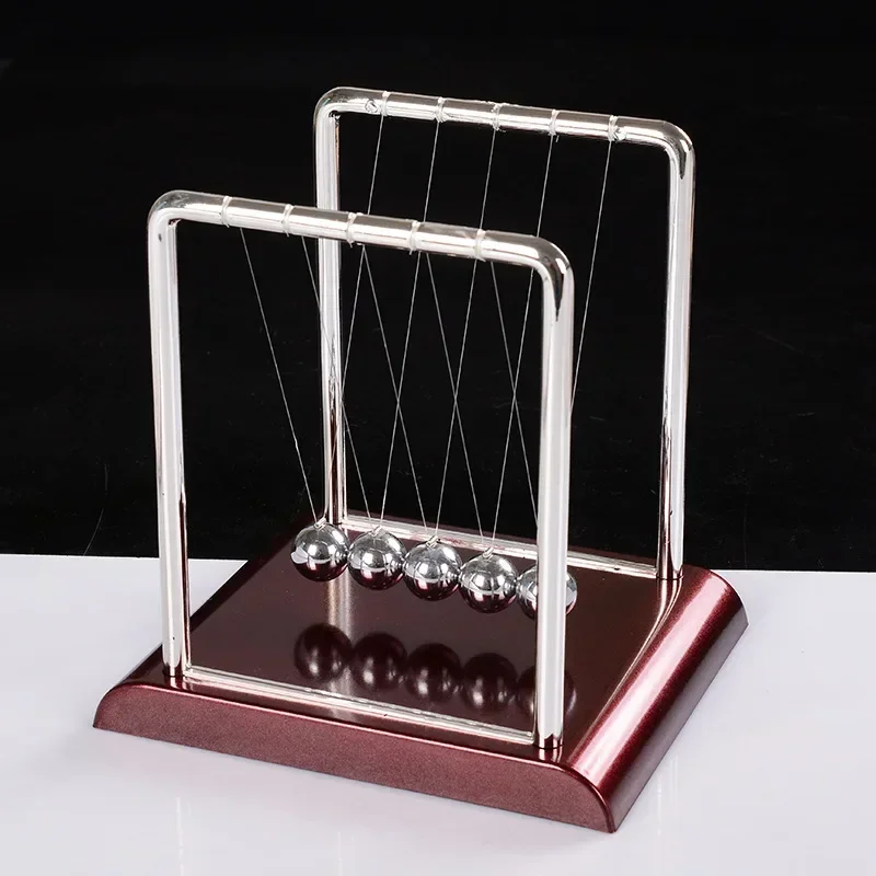 Newton Cradle Balance Staal Ballen School Onderwijs Levert Natuurkunde Science Pendulum Desk Toy Geschenken Woondecoratie