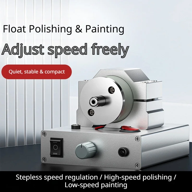 Float‑Painting‑Gear Desktop‑Processor with Stepless‑Speed‑Control for Fishing‑Lure‑Float‑Spray‑Coating‑Tasks