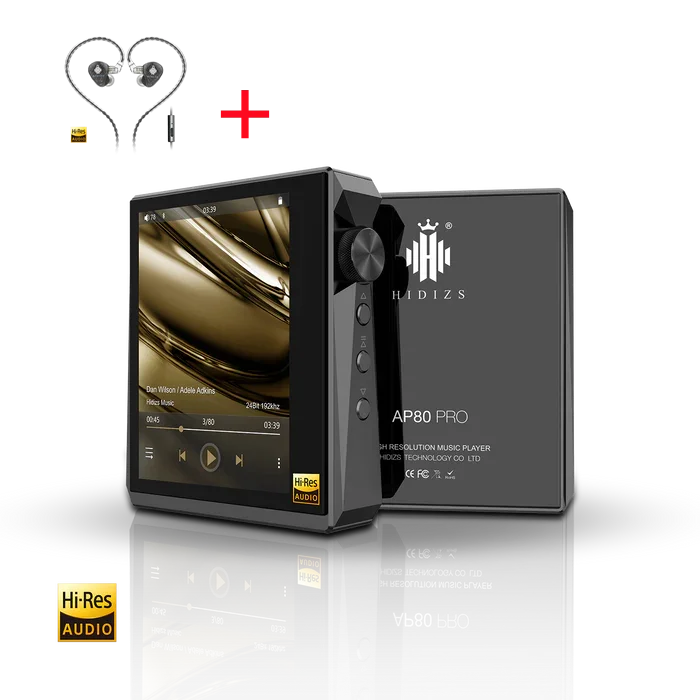 Hidizs AP80PRO + MS1-Galaxy Bluetooth Музыка с сенсорным экраном Портативный FLAC LDAC USB DAC DSD 64/128 FM-радио DAP