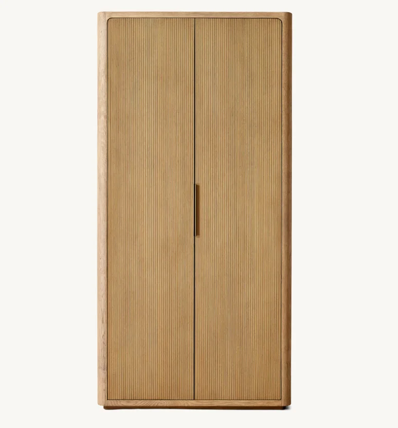 

# 2026 Luxury Modern Style Living Room Furniture Durable Solid Wood Storage Cabinets Double Door