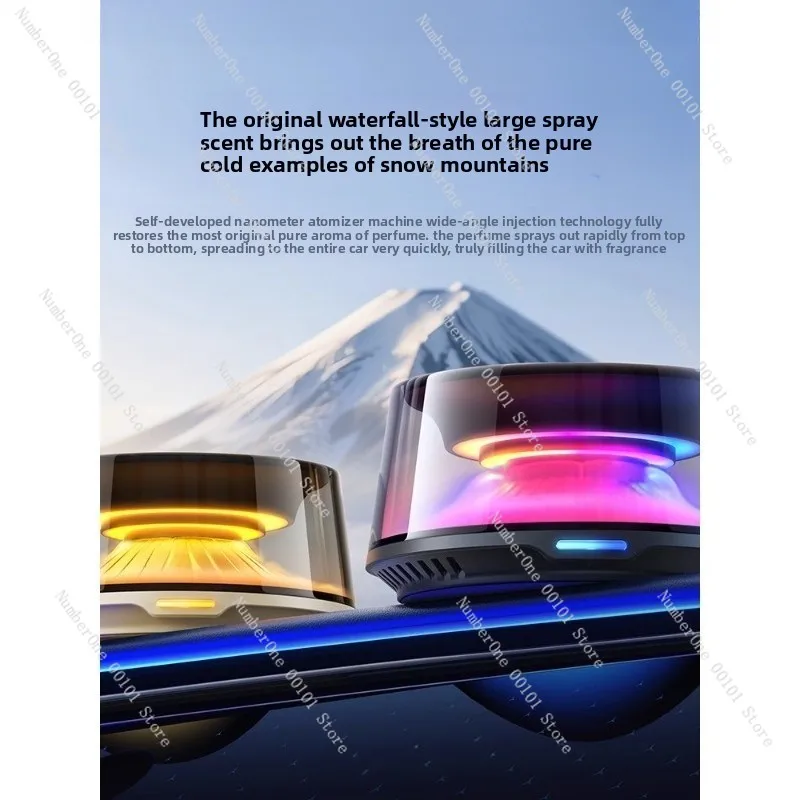 Luxury Car Air Freshener Automatic Diffuser for Men High End Interior Perfume Ornament Accessories
