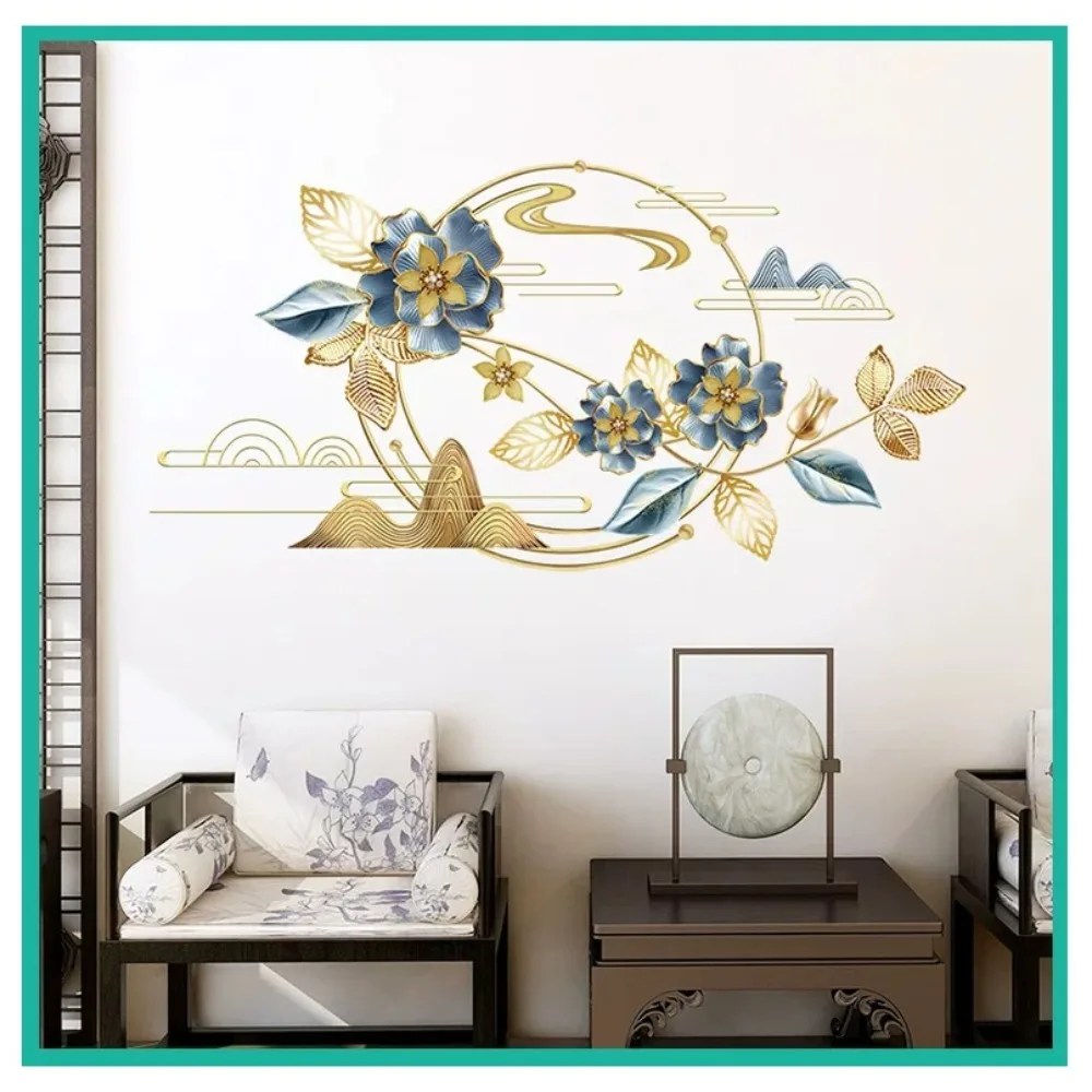 Chinese Bamboo Landscape Wall Sticker Self‑Adhesive TV Background Wall Decor Mural for Living Room Home Decoration  Wallpaper