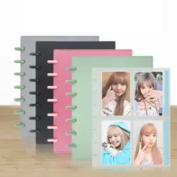 Kawaii Mushroom Hole Binder 3/5/7 inch Kpop Photocards Collect Book Star Chaser Album Small Card Storage Album