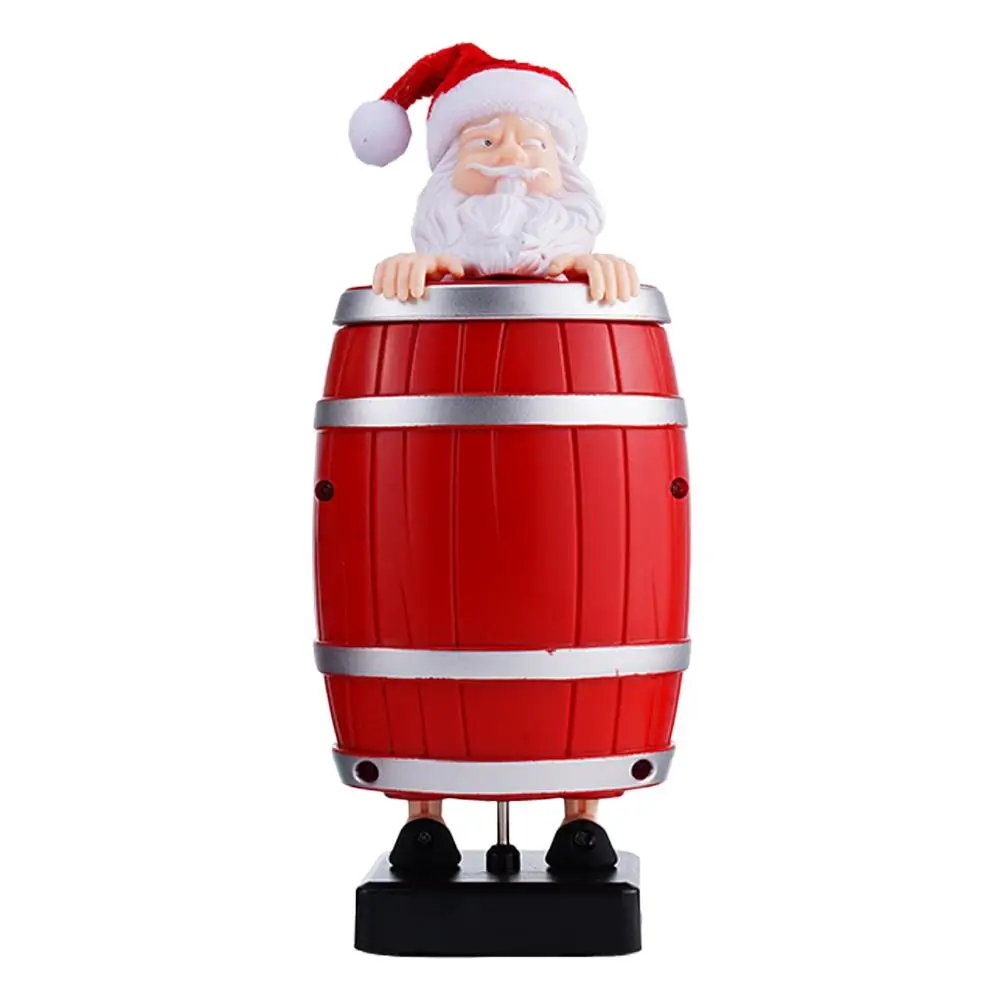 Funny Santa Claus Cigarette Dispenser Up Holder Prank Toy Smoking Box Case Gifts