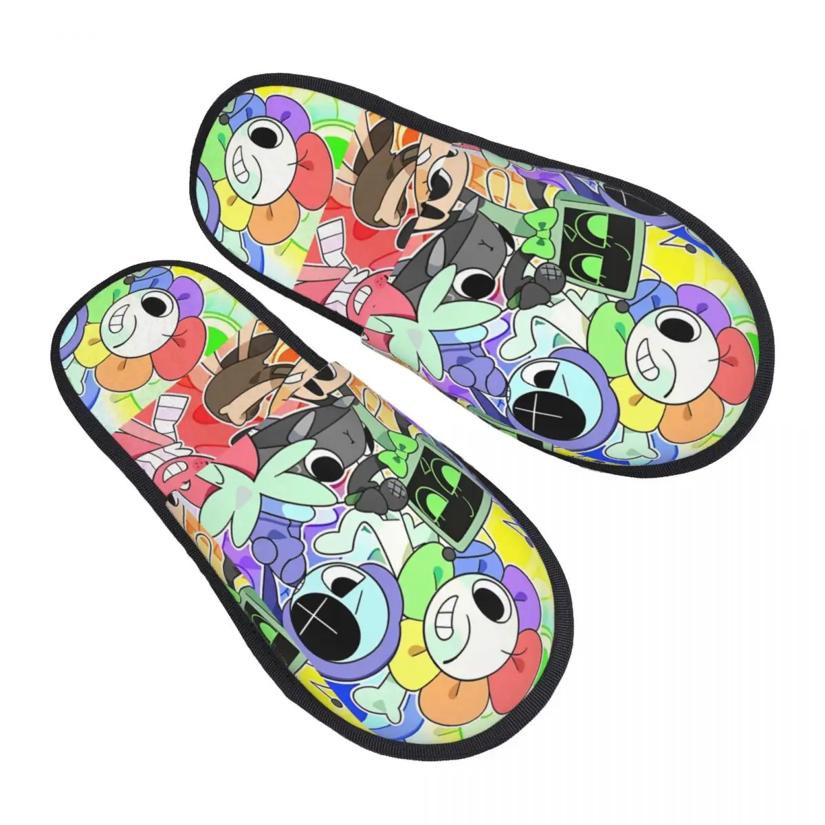 

Домашние тапочки Dandys World, нескользящие мягкие домашние меховые шлепанцы с героями мультфильмов, тапочки для спальни