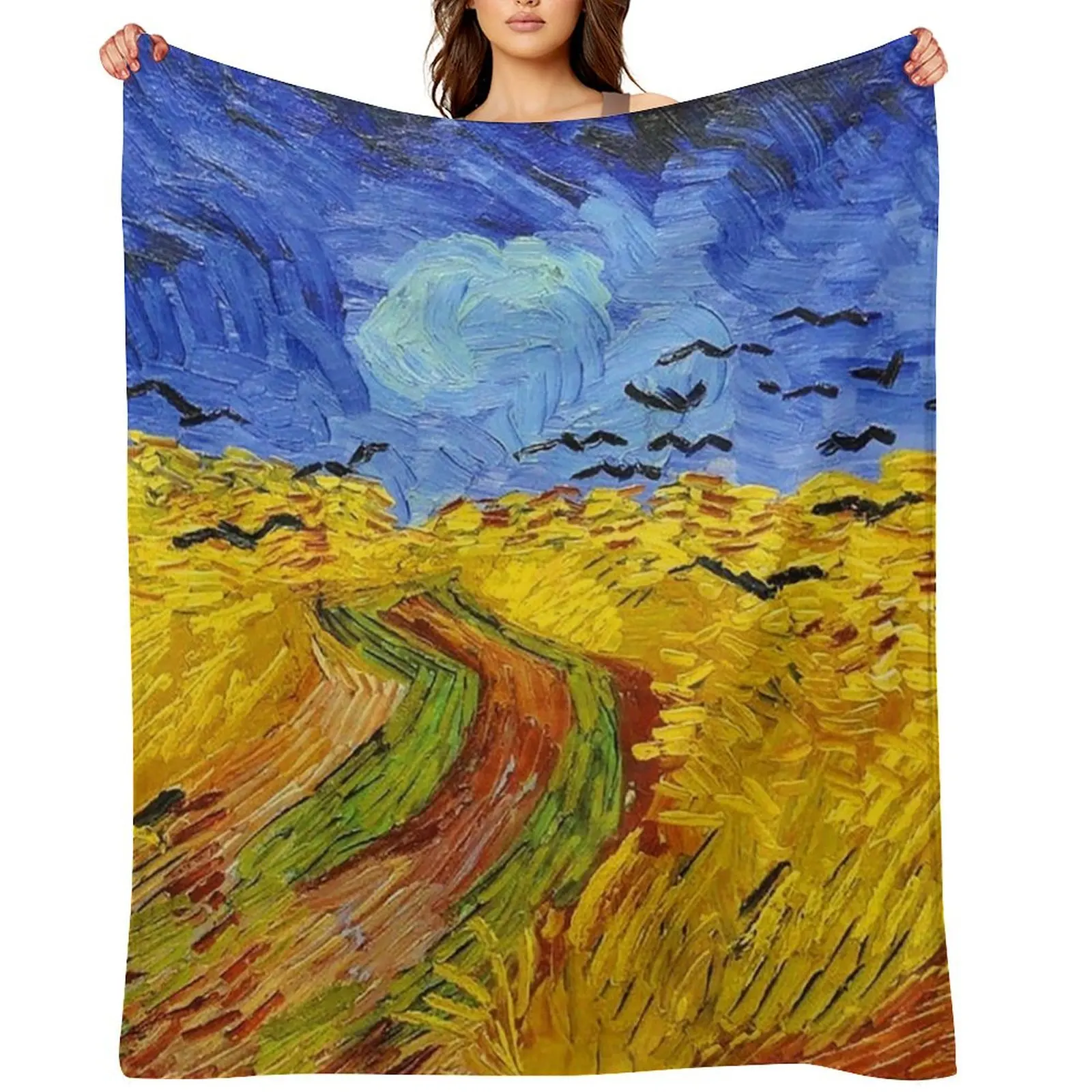 

van gogh Throw Blanket anime Nap Large Blankets For Bed Blankets