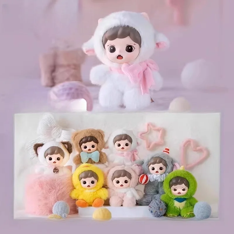 Genuine Zorra Fluffy Cabin Series Vinyl Dolls Blind Box Toys Cute Backpack Pendants Model Cartoon Decor Adult Kids Surprise Gift