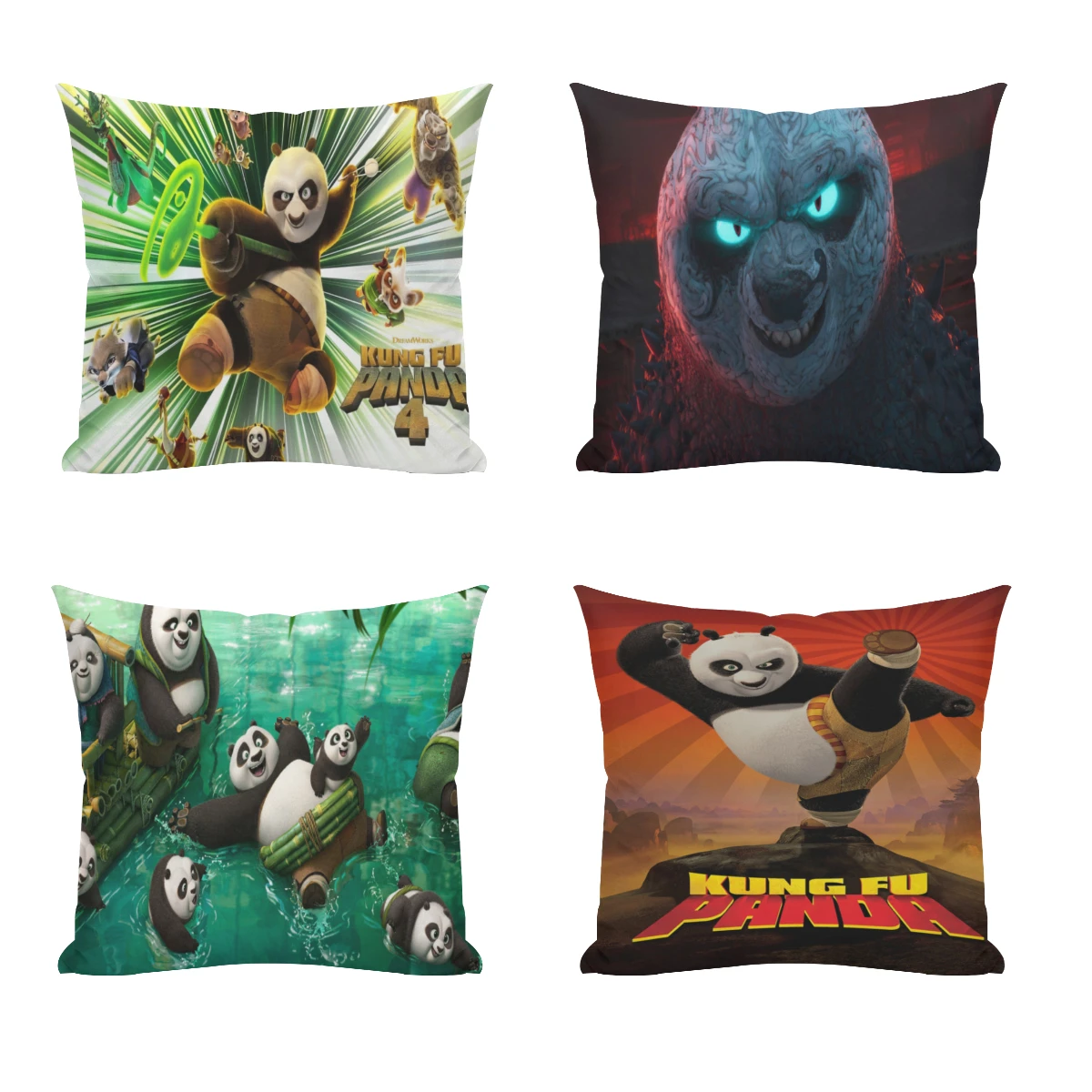 

K-Kung Fu Panda Pillow Cushion Case Dakimakura Cover Decorative Sleeping 45x45cm