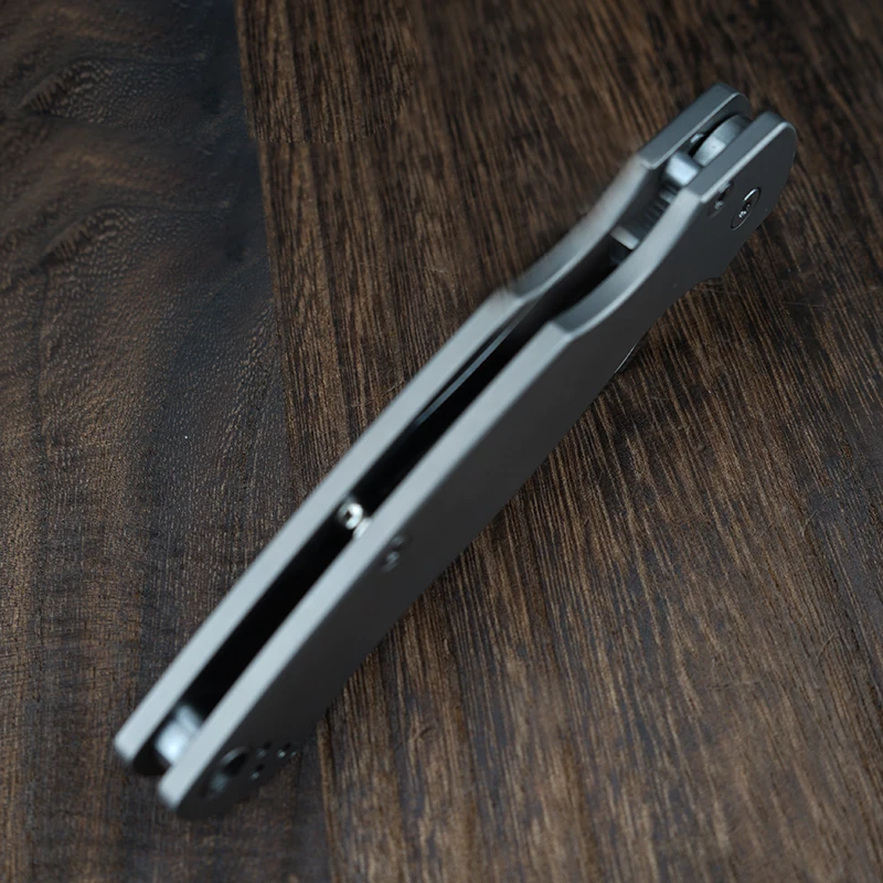 C81 Pocket Folding Tool Titanium Alloy Handle Hiking CPM S30V Steel Outdoor Portable TC4 EDC Tool Men's Gift view 4