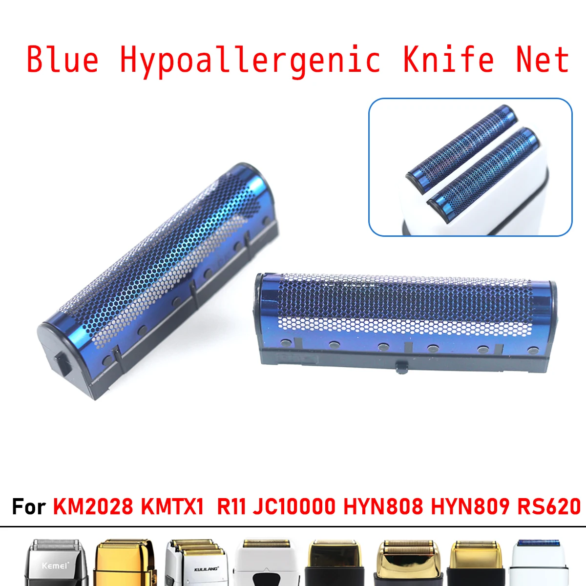 Original Replacement Blade Knife Net Men's Electric Razor Shaver Accessories FOR KM2028 KMTX1  R11 JC10000 HYN808 HYN809 RS620