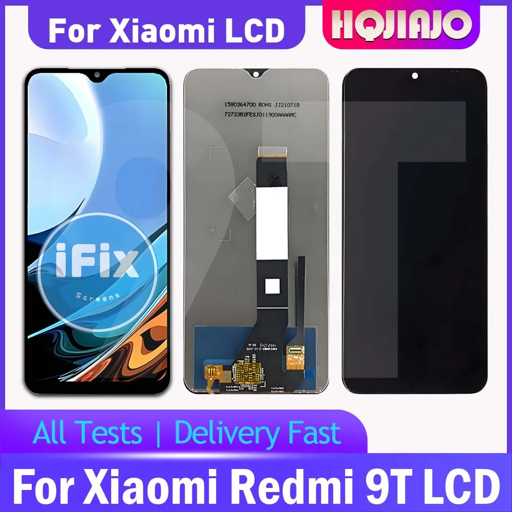 オリジナル-653-''lcd-ディスプレイタッチスクリーンデジタイザ-xiaomi-redmi-9t-m2010j19sg-交換修理部品-9t-アセンブリ