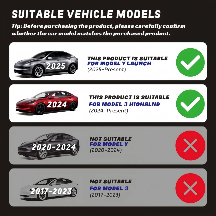 Tesla Model Y Juniper & Model 3 Highland 다용도 스크린 확장 키트 [강력한 자기] 조정 가능한 휴대폰 홀더 썸네일 2