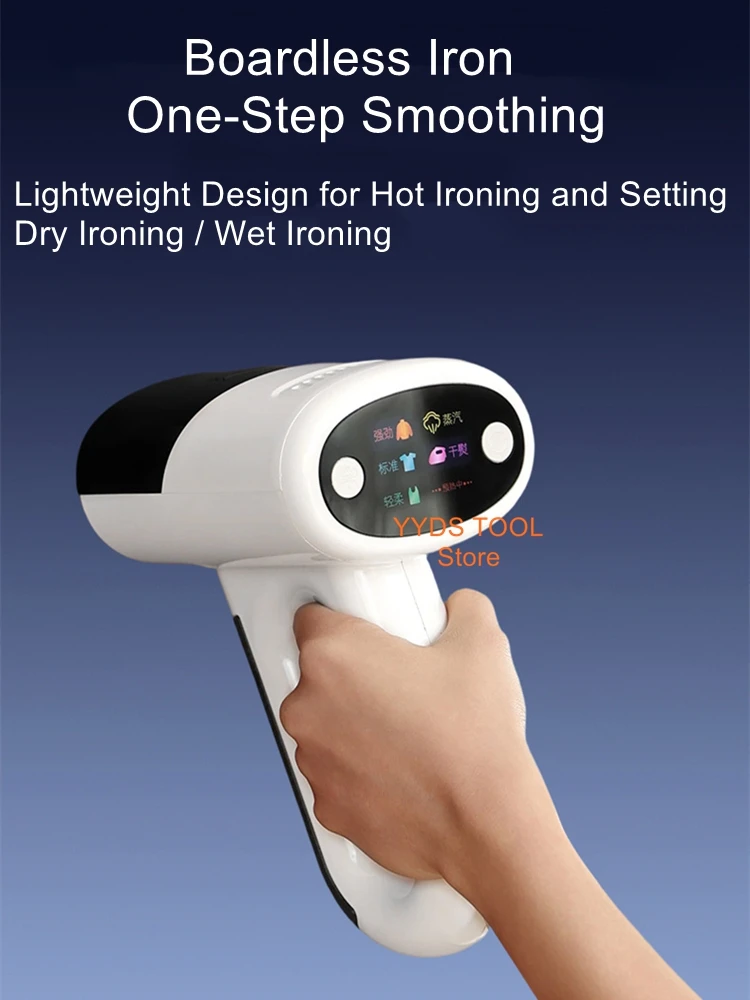 Home-Use Handheld Steam Iron and Steamer, Compact Electric Iron, All-in-One Dust Mite Removal and Ironing Machine