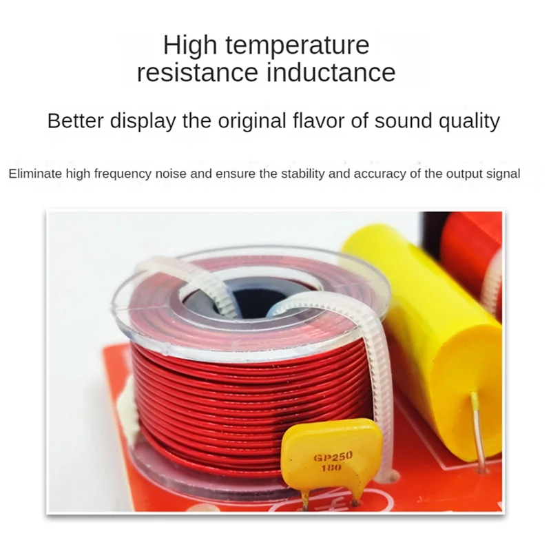 

Better Quality Speaker 2 Way Audio Board Frequency Divider Treble Bass 2 Unit Crossover Filters 120W Bookshelf HIFI Speaker Divi